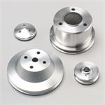 Pulley Kit, Billet aluminum, Serpentine