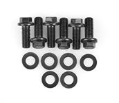 Pressure Plate Bolts, 10mm x 1.5, Hex Head, Chromoly, Black Oxide, Chevy, LS