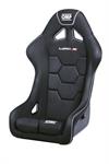 stol WRC-R XL, glasfiber, svart tyg (FIA-godkänd)