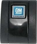Seat Belt Cover, Black, with GM Emblem