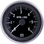 Tachometer, Deluxe, 0-6,000 RPM, 86mm