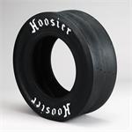 Tire, Drag Slick, 29.5 x 10.5-15, Bias-Ply, Solid White Letters, Each
