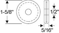 Grommet, headlight wire/rad. s