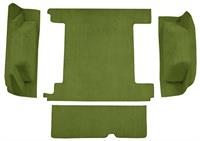 bagagematta med 2st bensintankar & baklämslås Cargo Area - Loop Carpet Kit - Moss Green