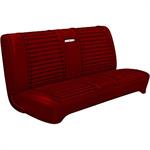 Seat Covers, Full Set Of Front & Rear Benches, Red L-957