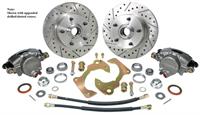 Disc Brakes, Front, Solid Surface Rotors, 1-piston Calipers