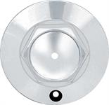 CENTER CAP W/ SILVER ACCENTS FOR R15 5-SPOKE ALUMINUM WHEEL