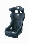 stol HTE-R Carbon XL, svart tyg (FIA-godkänd)