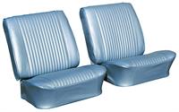 Seat Upholstery Kit, 1964 Chevelle/El Camino, Front Buckets PUI Light Blue