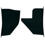 1955-59 Chevrolet/GMC Truck	 Carpet Kick Panel Inserts	 w/o Cardboard Backing	 Daytona	 Dark Green