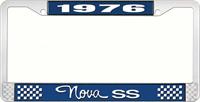 nummerplåtshållare, 1976 NOVA SS STYLE 3 blå