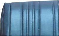 Split Bench Medium Blue Vinyl Upholstery Set