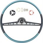 1962 Impala Steering Wheel Kit ; Two Tone Blue