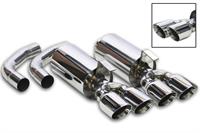 Exhaust System, Rear Axle-Back, 304 Stainless Steel, Polished, 2.5", 3.5" Tips