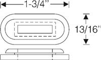 Grommet, glove box door link