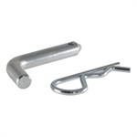 Receiver Hitch Pin, 1/2 in. Diameter, Steel, Zinc Plated, Clip, Universal, Each