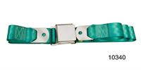 Seat belt, one personset, front, turquoise
