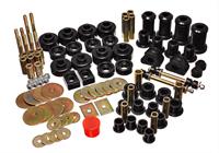 Bushing Kit, Polyurethane, Black