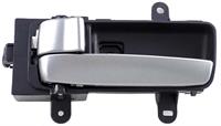 interior door handle front lh, rear lh silver and black