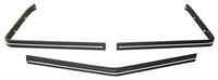 Bumper Impact Strips, Front, 1973 Deville/Fleetwood, Horizontal