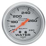 vattentempmätare, 67mm, 140-280 °F, mekanisk, vätskefylld