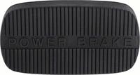 Pedal Pad, Black Rubber, Brake, Chevy, Automatic Transmission, Each
