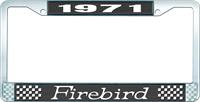 nummerplåtshållare, 1971 FIREBIRD - svart