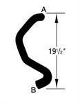 Curved Radiator Hose