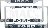 License Plate Frame/ 1953 Ford