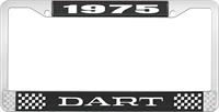 nummerplåtshållare 1975 dart - svart
