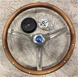 Steering Wheel walnut Chevrolet with boss kit
