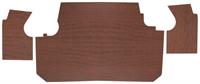 Trunk Mat, Vinyl, 1962 Catalina Coupe, Red Herringbone