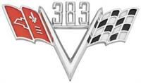 Chevelle V-Flags Emblems, Custom 383