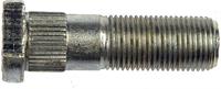 5/8-18 Serrated Wheel Stud With Clip Head - .657 In. Knurl, 2-1/8 In. Length