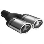 Exhaust Tail Pipe Double Oval 95x65x160