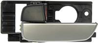 interior door handle front left gray/chrome hatchback