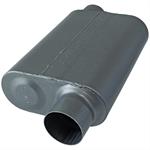 muffler, 3" in / 3" out, oval