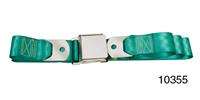 Seat belt, one personset, rear, turquoise