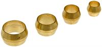 Compression Fitting-Brass Ferrules-3/16 In., 1/4 In., 5/16 In., 3/8 In.