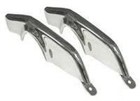 Front Bumper Guards, Chrome, Deluxe
