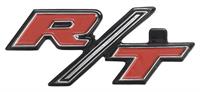 headlight door "R/T" emblem