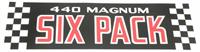 MAGNUM 440 SIX PACK AIR CLEANER LID DECAL