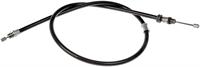 parking brake cable, 134,37 cm, rear left and rear right