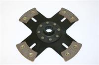4-puck 228mm clutch disc with hub W (25,4mm x 14)