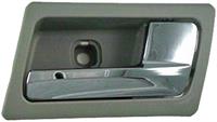 interior door handle - front right - chrome lever+gray housing (flint)