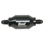 Fuel Check Valve, Black, Aluminum, -4 AN Male to -4 AN Male, Each
