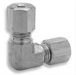 Fitting, 90 Degree, Union, Brass, 3/8 in. Compression To 3/8 in. Compression, Ferrules,