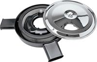 Dual Snorkel Air Cleaner Assembly with Chrome Lid