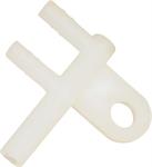 White Windshield Washer "F" Connector