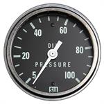 Oil pressure, 67mm, 5-100 psi, mechanical